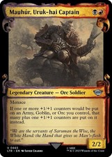 Mauhur, Uruk-hai Captain foil (Showcase Scrolls) 665 U  The Lord of the rings