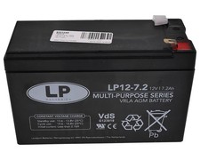 Akku 7,2Ah 12V LANDPORT VRLA Batterie 7Ah 7,2Ah 7,5Ah 7A 12V extrem ZYKLENFEST