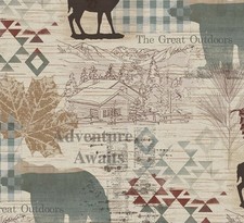 Adventure Animal VALANCE CURTAIN Kids Bedroom Farmhouse Country Curtains
