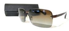 Prada SPR61N Sunglasses 60-16-135 Brown metal front w/ Tortoise plastic arms