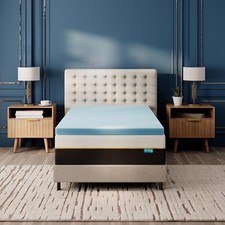 3 Inch Twin XL Dorm Mattress Topper, Cooling Mattress Topper, Pressure Relief,