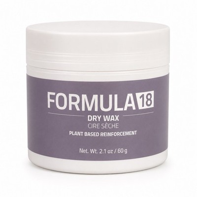 Formula 18 Dry Wax 2.1 oz 60g Plant Based Hair Styling Texture Wax Matte Hold