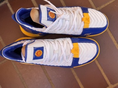 Mens Size 11.5 Nike LeBron 16 SuperBron Battleknit Blue Yellow CD2451-100 Shoes Size 11.5 - Nike LeBron 16 SuperBron 192500250754| eBay main image 4
