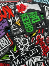 Band Iron-On Embroidery Patches Punk Rock Metal Alternative Music DIY Jacket Hat