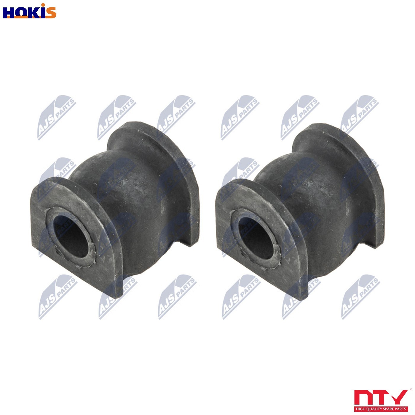 Stabiliser rubber bush Rear Axle both sides ZGS-HD-039 NTY for HONDA CR-V Mk II - Image 9