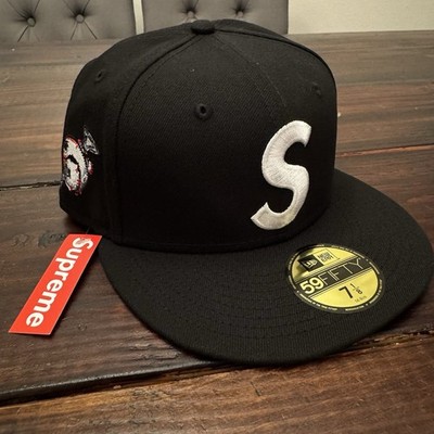 Supreme Screw Ball S Logo New Era 59Fifty Fitted Hat Sz 7 1/8