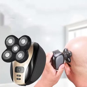 2025 Waterproof Rotary Electric Shaver 5 Head Beard Trimmer Rechargeable