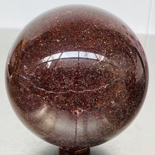 Natural strawberry Quartz Sphere Quartz Crystal Ball Reiki Healing 3780G