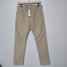 J.Crew Men's 484 Slim Fit Corduroy Pant 29x30 Tan Beige NWT Preppy