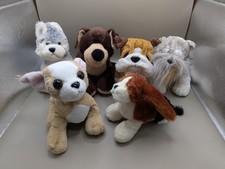 Ganz Webkinz Lil Kinz Dog Plush Lot Of 6 No Codes Stuffed Animals