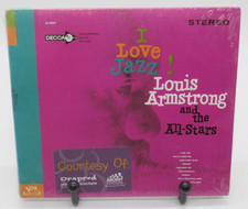 LOUIS ARMSTRONG & THE ALL-STARS: I LOVE JAZZ MUSIC CD, 9 TRKS. VERVE MUSIC DIGPK