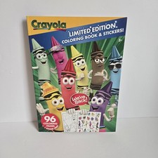 Crayola Limited Edition Retired Colors Coloring Book Stickers Set. Brand New