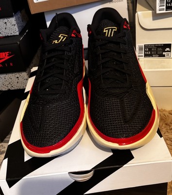 Nike Jordan Jayson Tatum 1 Zoo Black University Red Metallic Gold Men's size 13