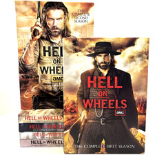 Hell on Wheels The Complete Series Seasons 1-5 DVD Set AMC Western Drama TV Show