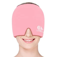 Migraine Relief Cap, Soothing Headache Ice Face Mask Products, Hot and Cold