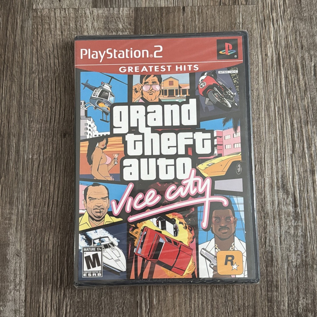 Lot GTA Vice City Xbox & PS2 - NEUF SCELLÉ - WATA 9,8 A+ (version US)