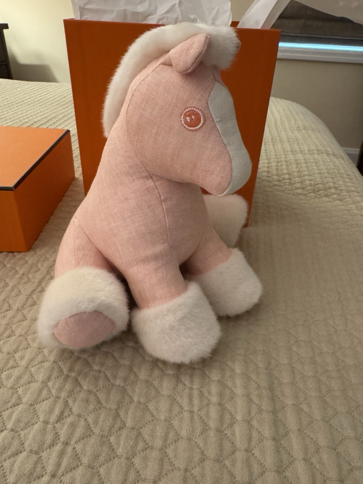 Hermes Baby Hermy Plush Stuffed Animal New with Original Packaging thumbnail 2