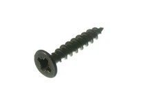 SCREWS No. 6 x 3/4 INCH BLACK POZI HEAD COUNTERSUNK CSK FIXINGS - NEW Onestopdiy