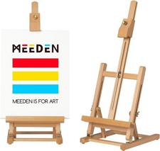 Tabletop Easel for Painting H-Frame, Adjustable Painting Display Table Top Eas