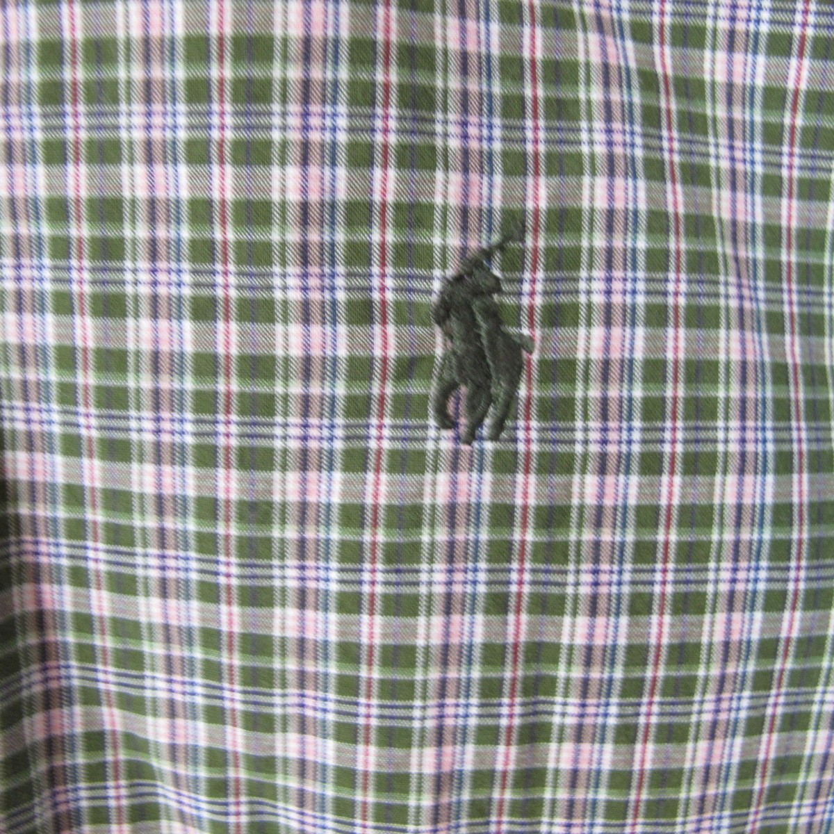 Ralph Lauren Custom Fit Long Sleeve Button Down Shirt Women's Size 20 Plaid thumbnail 3