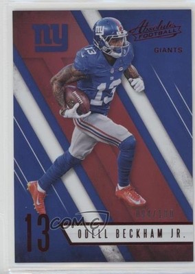 2016 Panini Absolute Spectrum Red 94/100 Odell Beckham Jr #96 0f4
