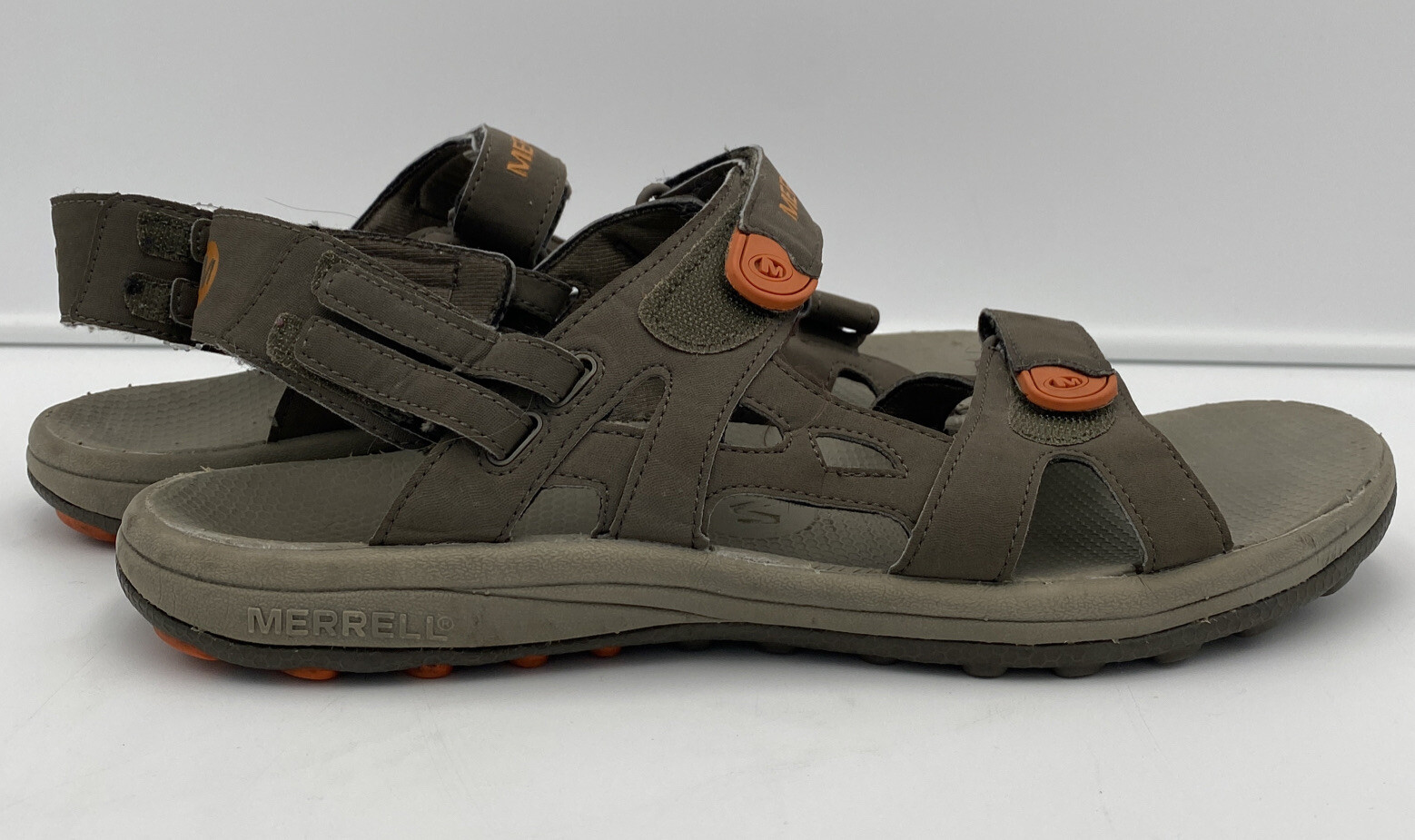 Sandali da trekking Merrell uomo cinturino alla caviglia scarpe da acqua da uomo taglia 12 ottimo condimento