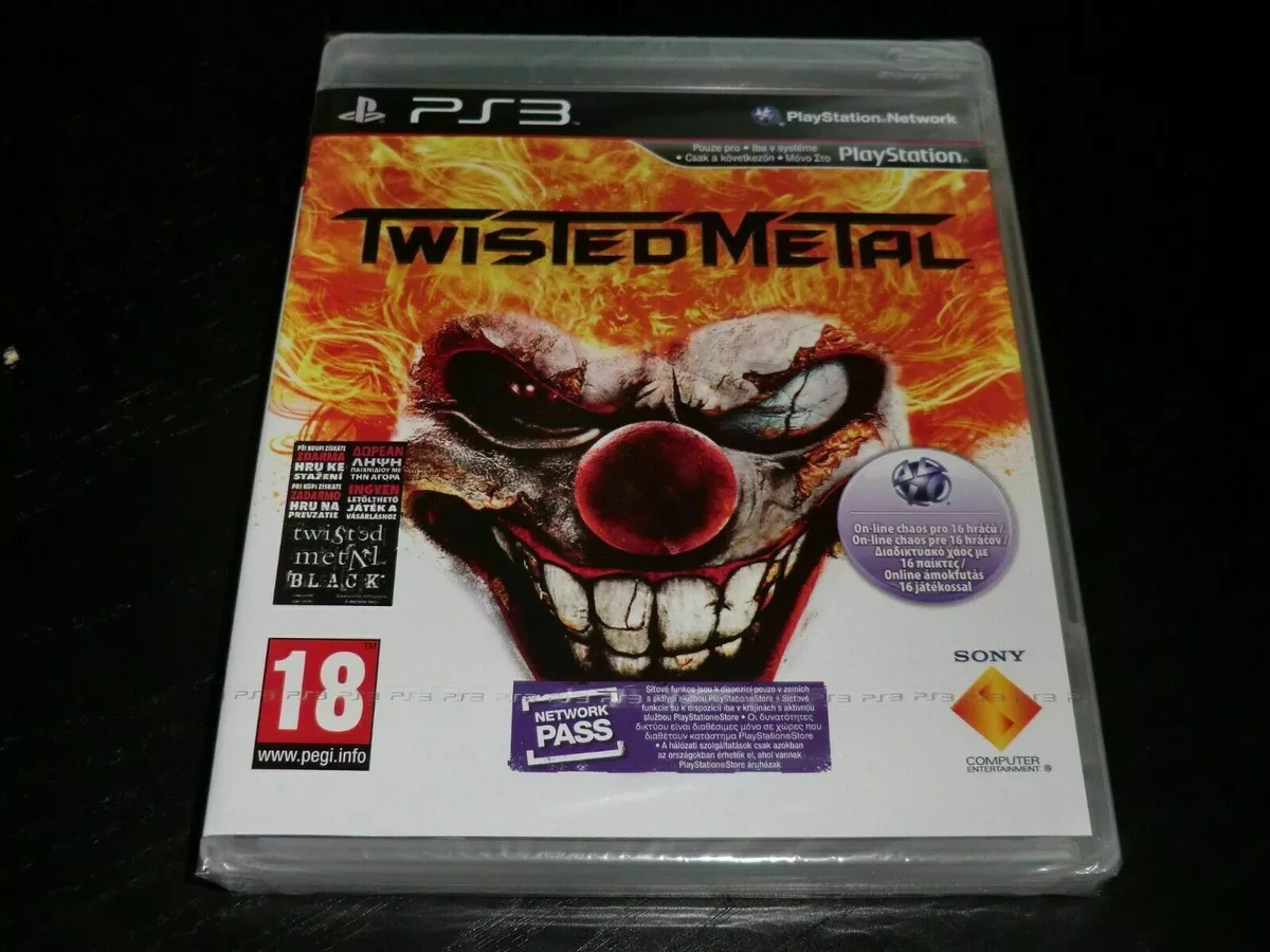 TWISTED METAL + TWISTED METAL BLACK DLC FREE SONY PS3 NEW SEALED