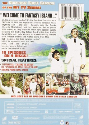 Fantasy Island TV Series Complete Seasons 1-3+Pilot+Return To(DVD