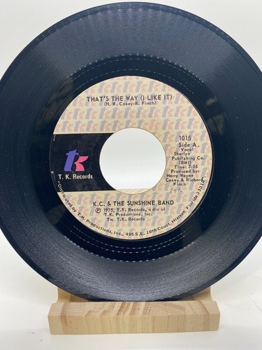 K.C. & THE SUNSHINE BAND That's The Way What Makes You Happy TK 1015 45 7" VINYL - Picture 2 of 2