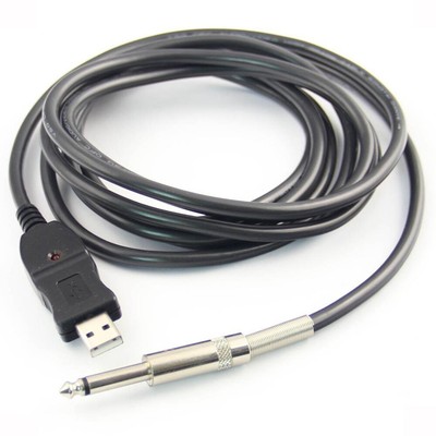 3 M Aux-Kabel Mit Mikrofon USB Guitar to Digital Cable Studio