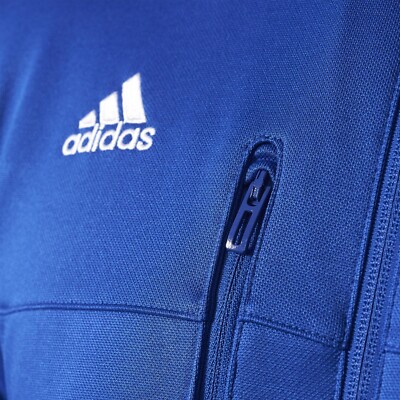 adidas CHELSEA FC CFCロゴ 青ジャケット XL adidas Chelsea Anthem Jacket - Blue/Gold