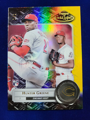 ? 2022 Topps Gold Label Class 2 GOLD Hunter Greene RC 1/1 One-of 
