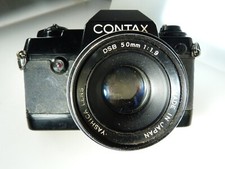 VINTAGE CONTAX 139 MD QUARTZ SLR F.Camera w YASHICA 50/1.9 lens.READ