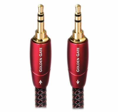AudioQuest Golden Gate 1.5m (4.92 ft.) 3.5mm to 3.5mm Analog Audio Cable