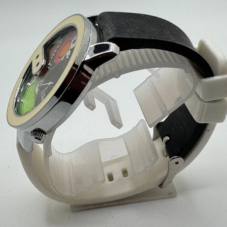 FLUD Reloj Cuarzo Unisex 42mm Plateado Beige Japón Movt Analógico Batería Nueva Foto 4 de 4