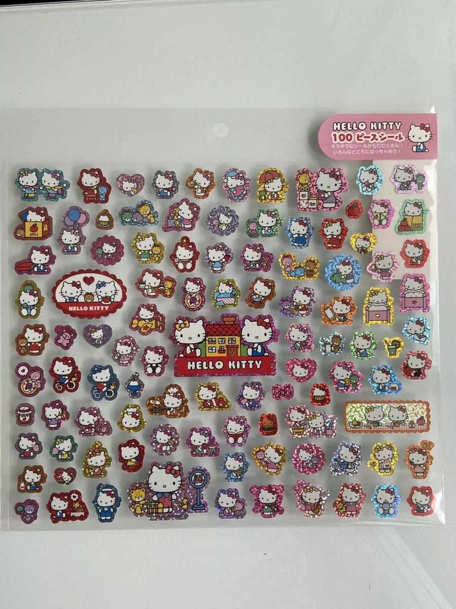 Sanrio Characters 100-Piece Glitter Sticker Sheet