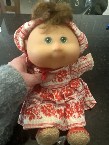 2008 Play Along Cabbage Patch Kid 13in Girl Doll in Cute Outfit