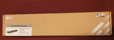  FS (FS.com) 1 HE horizontaler Kabelmanager - Produkt-ID 29038 (CMH-SFD1U)-