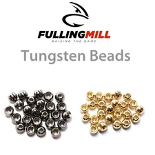 Fulling Mill Tungsten Beads (25 Packet) - BLACK ** New 2025 Stocks **