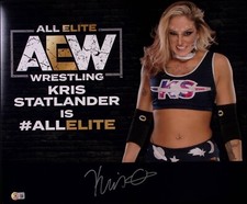 Kris Statlander Signed 16x20 Photo BAS COA WWE AEW ROH CZW GCW Picture Autograph