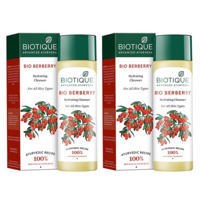 Biotique Berberry Milk Deep Cleanse Hydrating Makeup Remover 120ml (Pack Of 2)_