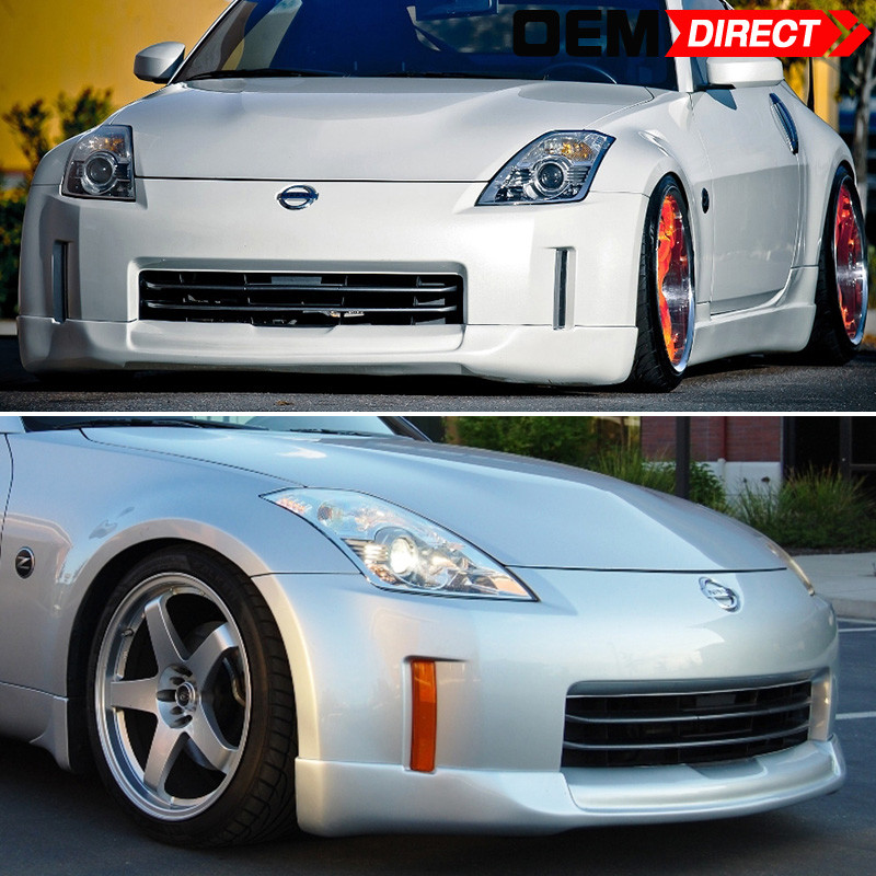 Fit For 2006-2008 Nissan 350Z Front Bumper Lip Ing-S Style