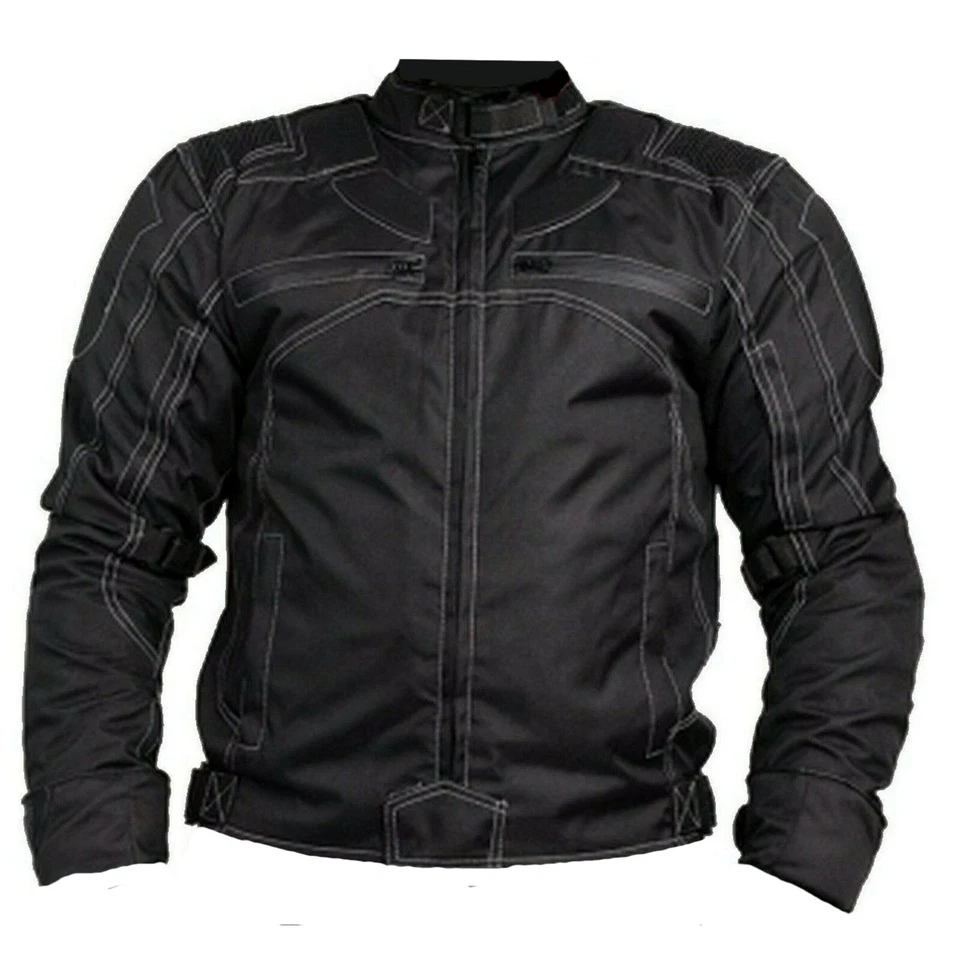 NEUE MOTORRADKOMBI JACKE + HOSE - AUS TEXTIL - MIT HERAUSNEHMBAREN PROTEKTOREN - Bild 3 von 4