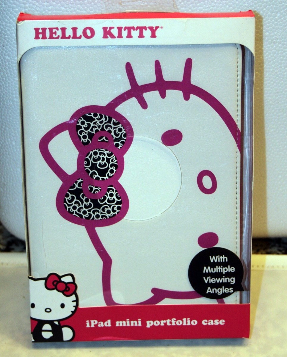 Hello Kitty iPad mini Flip cover Folio Case -White - New | eBay