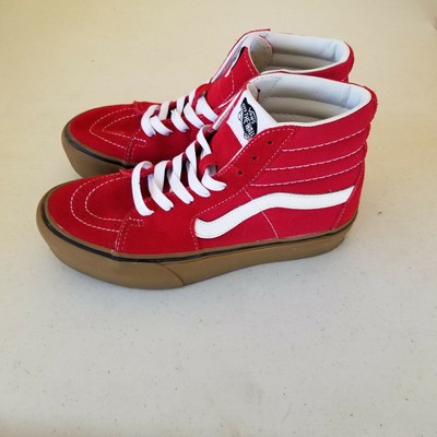 red skate high vans
