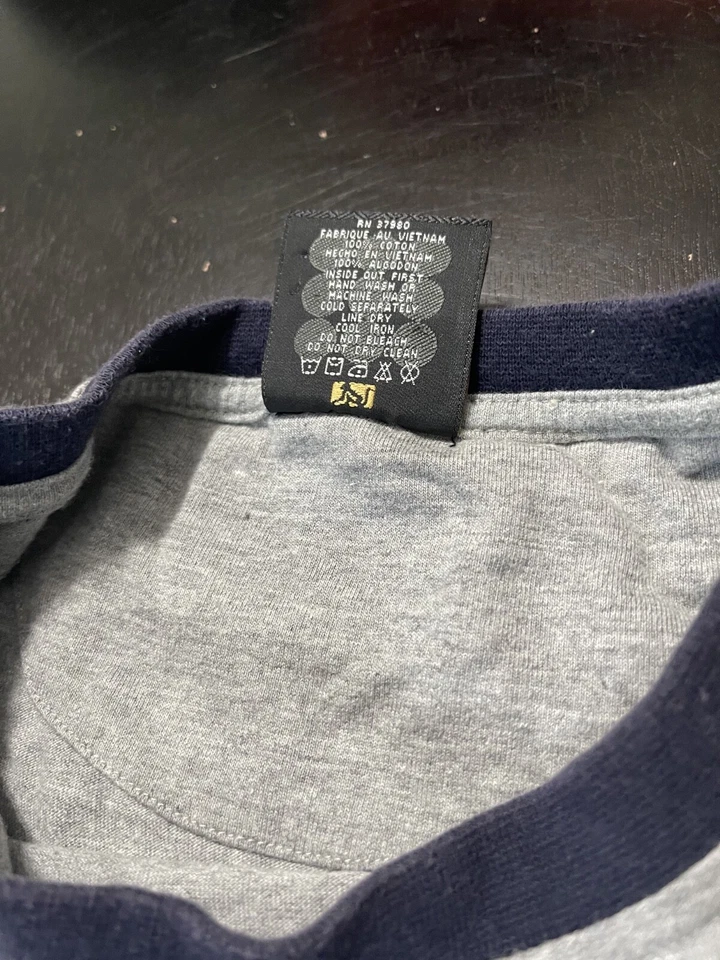 Camiseta Vintage Drunknmunky 2004 Year of the Munky, Cinza, Tamanho: 3XL XXXL - Imagem 4 de 4