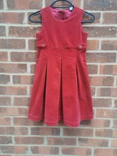 Gap Velvet Red Dress Age 5 Years