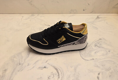 New! Roberto Cavalli 'Firenze' Low Top Sneakers Womens 7 US 37 Eur. MSRP $570