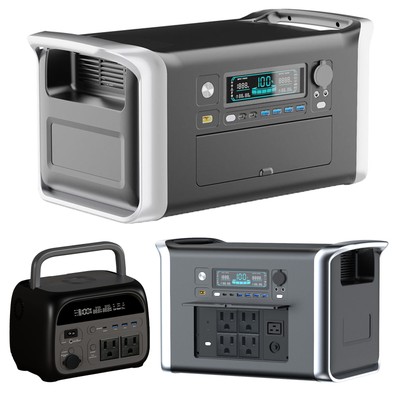 500W 1600W 2400W Portable Power Station Solar Generator LiFePo4 Battery Camping