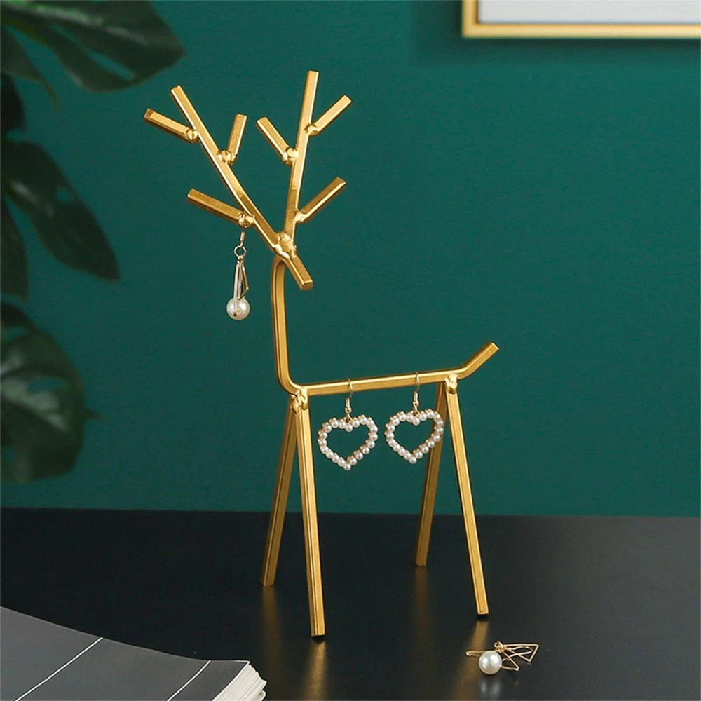 Holder Deer Decorative Ornament Necklace Display Stand Jewelry